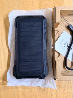 WONGKUO 49,800mAh Solar Power Bank – Brand New