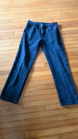 Rustler Brand 32”x 32”Black Denim Jeans #1087619CB