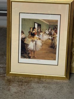 Title “The Dance Class” By Dagas Art Print