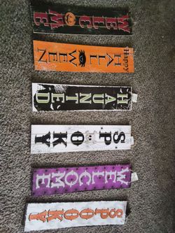Halloween hanging decorations!