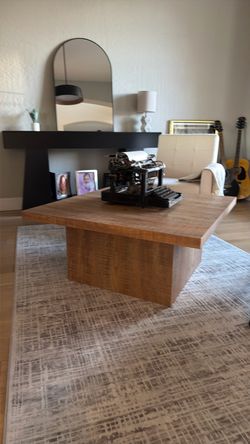 Square Wood Coffee Table
