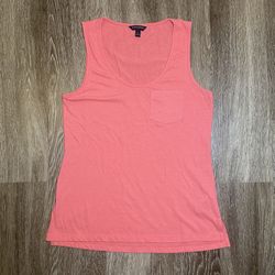 Womens Salmon Pink Banana Republic Tank Top - S