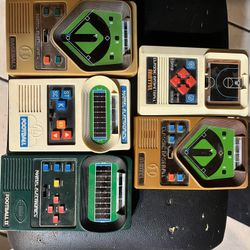 Original Mattel Baseball Football Basketball All Original Working Fine 