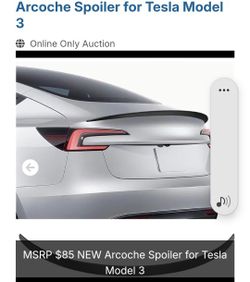 Arcoche Spoiler for Tesla Model 3