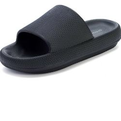 Pillow Slippers for Women and Men | House Slides Shower Sandals | Extremely Comfy | Cushioned Thick Sole

