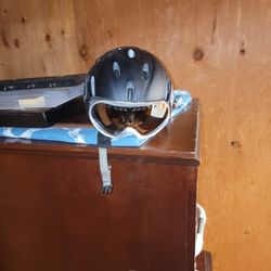Snowboarding Helmet And Goggles