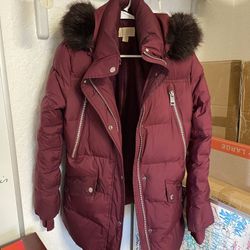 Micheal Kors Jacket, Burgundy, Woman’s Medium