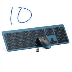 Wireless Keyboard and Mouse Combo