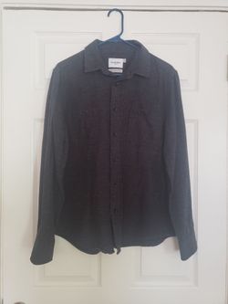 Cozy Gray Button Up Shirt