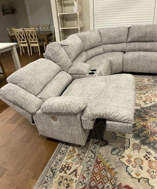 Ashley Reclining Sectional Sofa Couch McClellan 