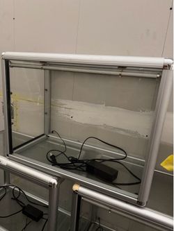 Display Cases lighted