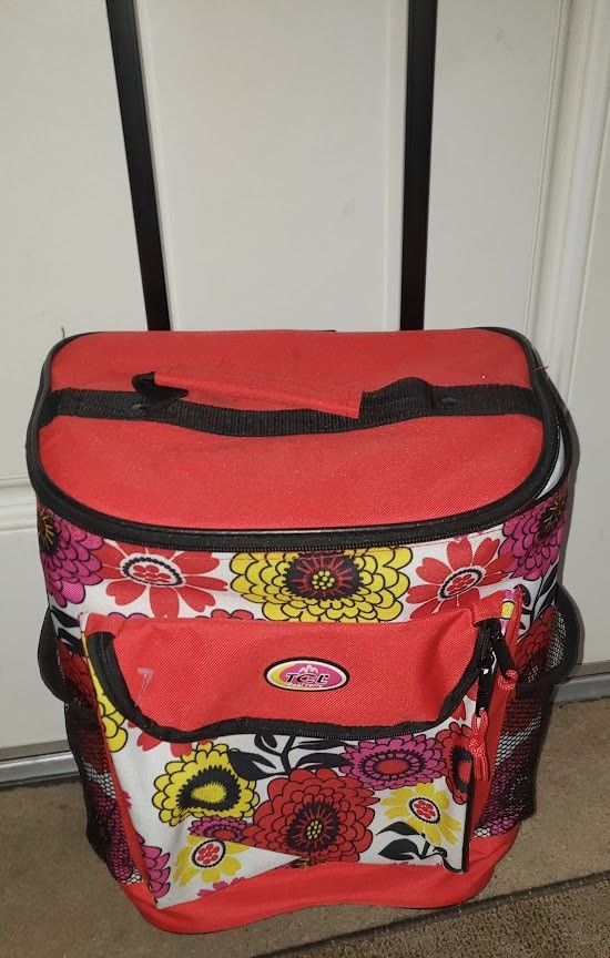 TCL Insulated Rolling Cooler Tote Bag