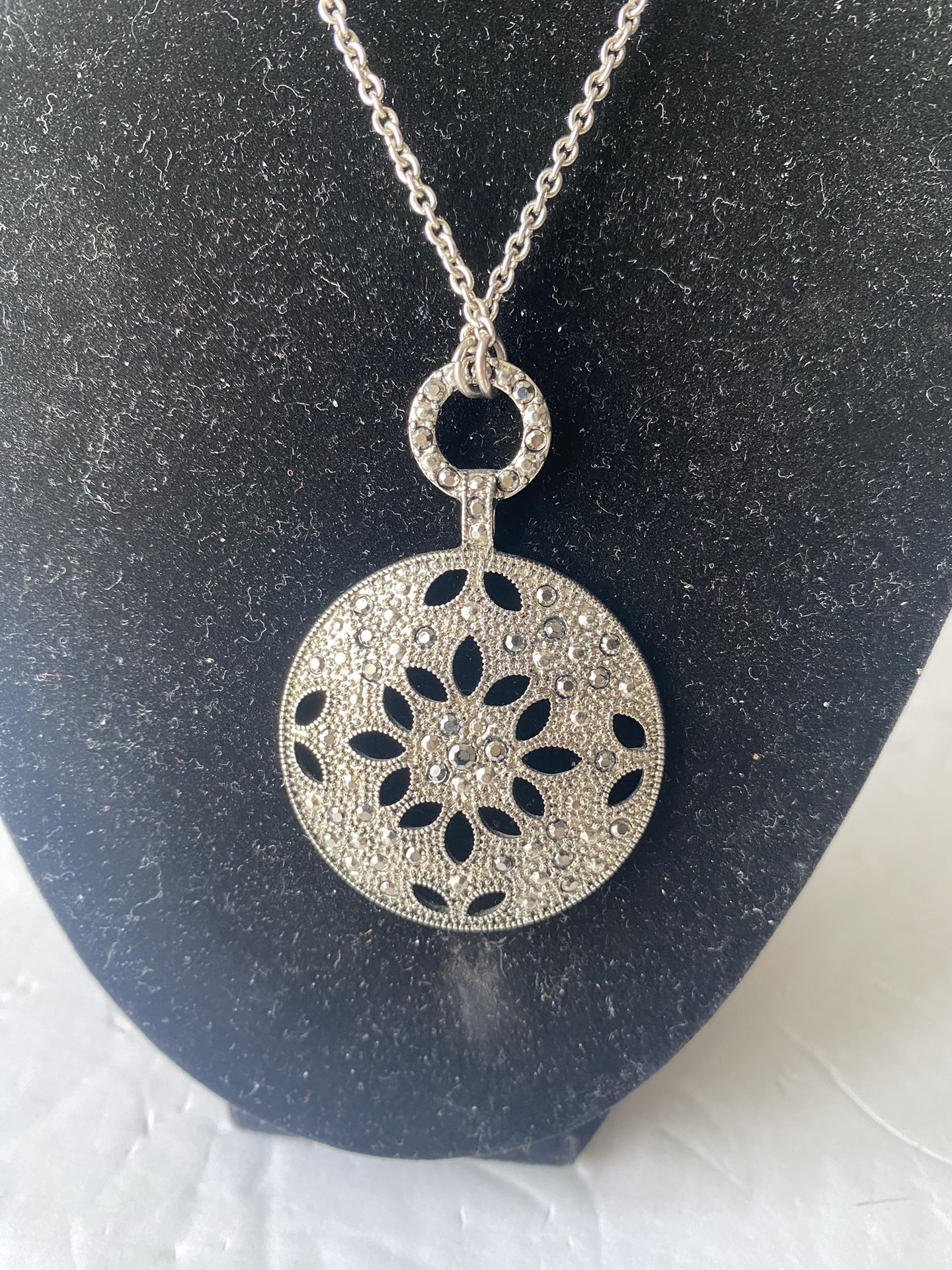 Necklace Silver Medallón Sterling