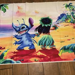 LILO & Stitch large back drop Fabric Luau Hawaii