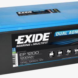 Exide Dual AGM 140AH Battery - EP1200