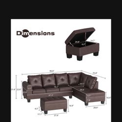 2 L Shaped Couch’s
