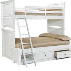 Twin Over Full Bunk Bed For Sale!