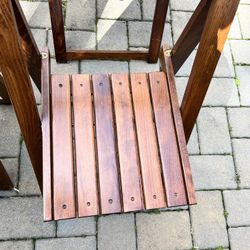 Wooden Folding Chairs (4)