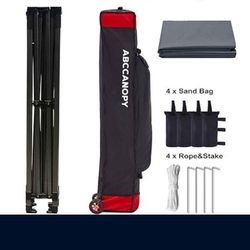 ABCCANOPY Patio Pop Up Canopy Tent 8x8 Commercial-Series (Dark Gray)