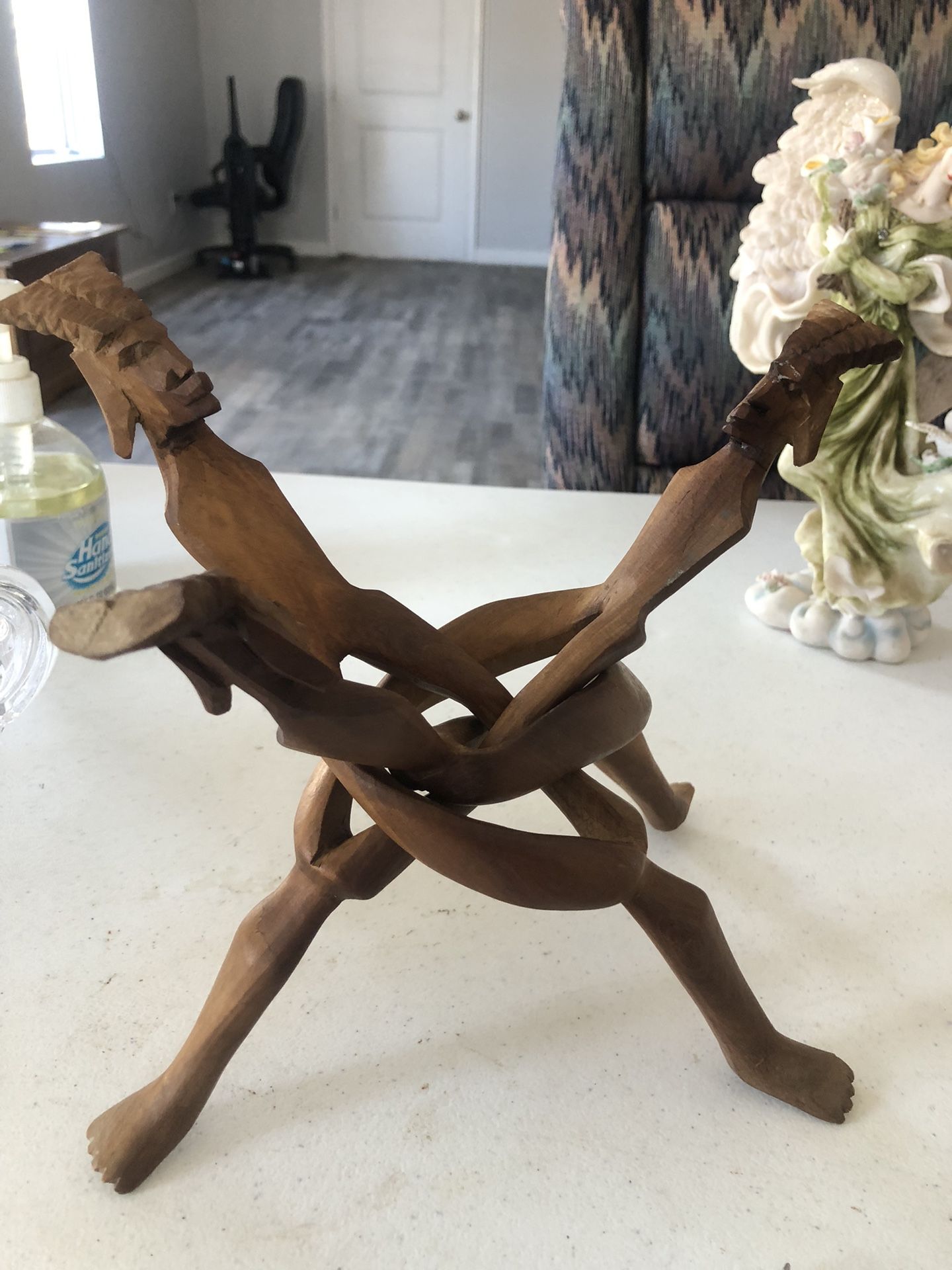 African American Handmade Bowl Holder 