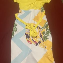 Yellow Dress Size XL