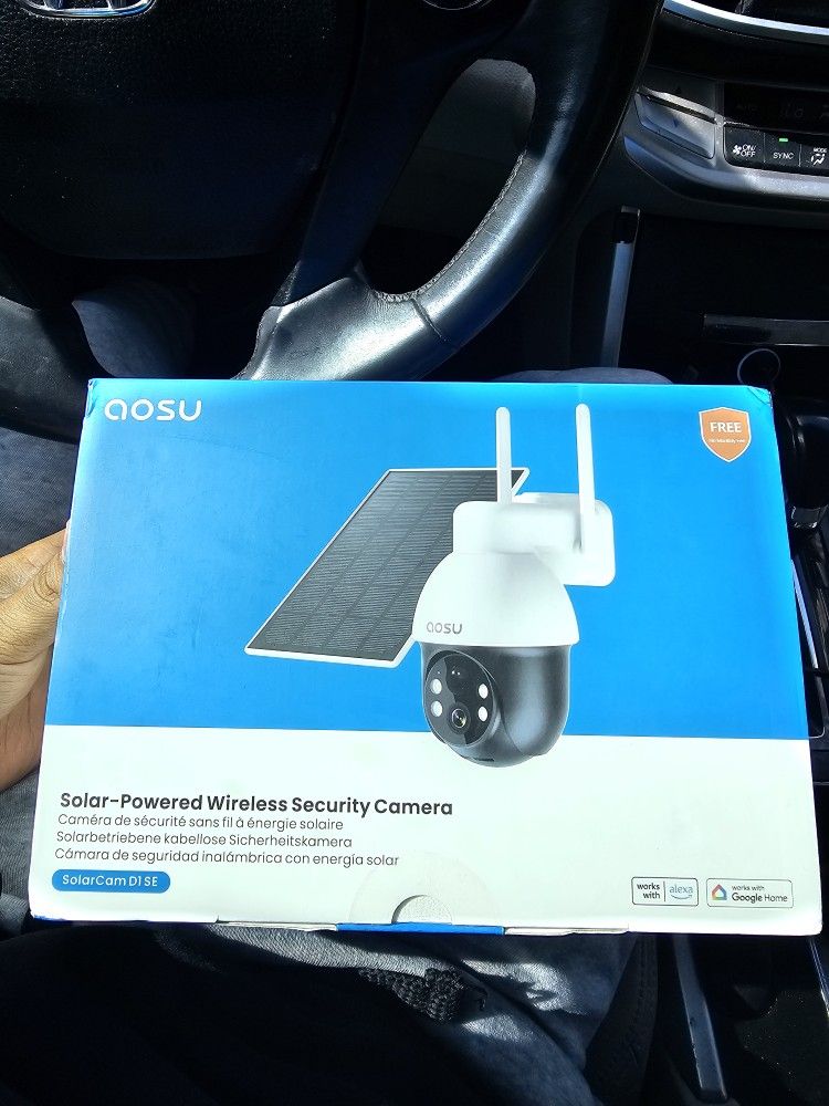 Solar-Powered Wireless Security Camera