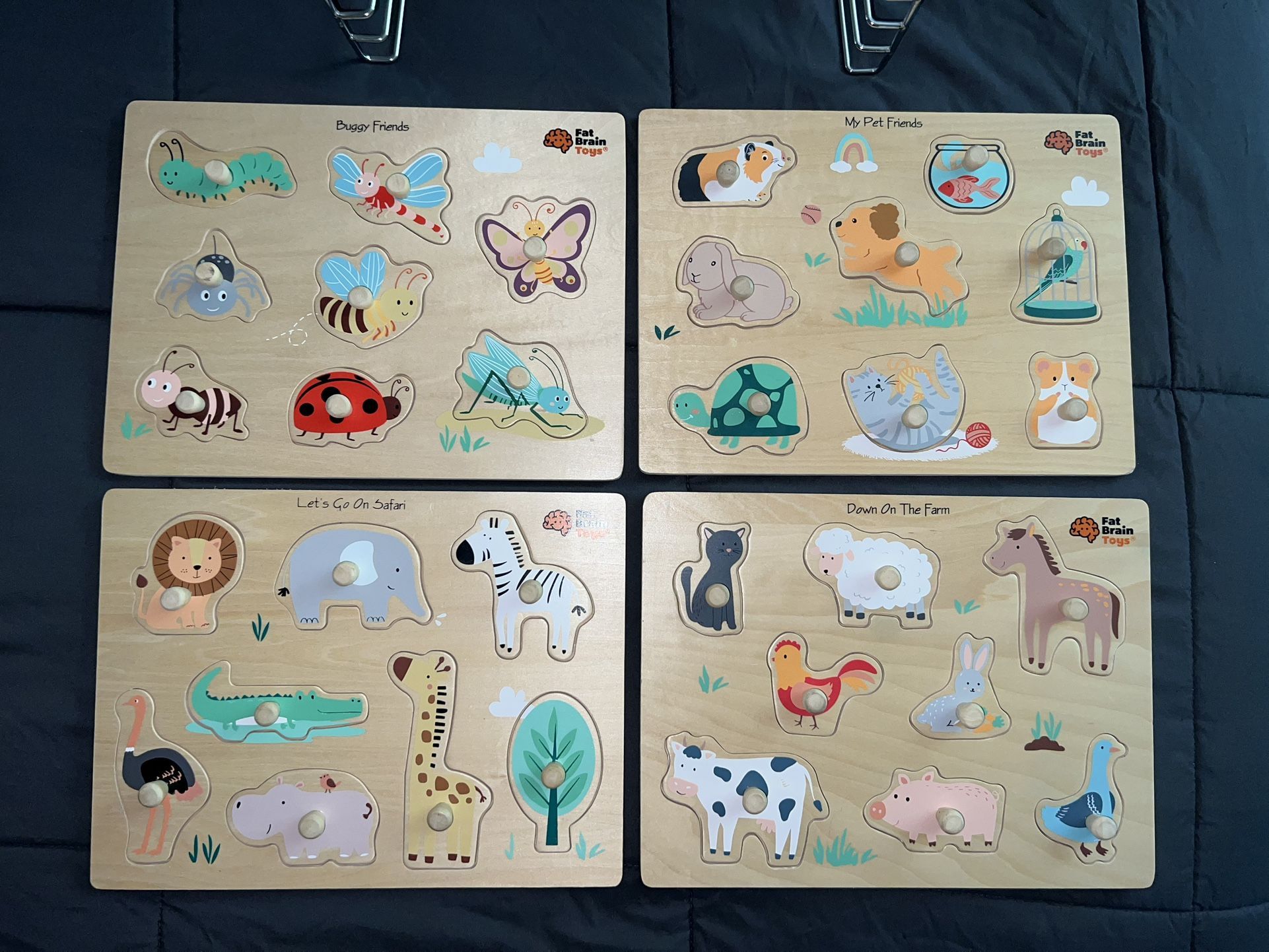 Toddler Puzzles 🧩 4 pack With Stand - $10