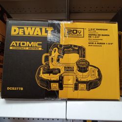 DeWalt New 1 3/4" Band Saw 20v Atomic Brushless 