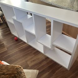 White shelf