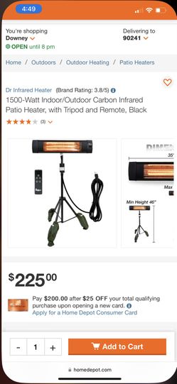 Indoor/outdoor Patio Heater