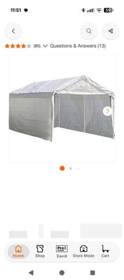 10x20 canopy posts in concrete free