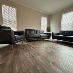 Get this amazing 😉 deal on this brand new 3pc ...... sofa and loveseat and chair $975
