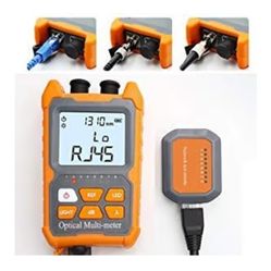 Mini Optical Fiber Power Meter | OPM + VFL + RJ45 Tester | FC/SC/ST Interface | USB Rechargeable