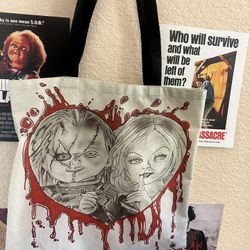 Chucky & Bride Tote Bag