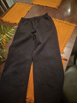 Black heavens sweatpants large