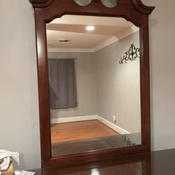 Mirror. Solid cherry