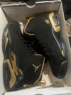 Air Jordan 6 MVP Black and Gold Sneakers