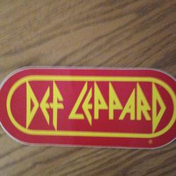💥80's WRIF DEF LEPPARD Bumper Sticker💥