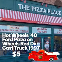 Hot Wheels Ford 40 Pizza On Wheels Delivery Truck