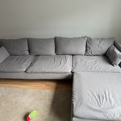 IKEA Soderhamn Sofa With Ottoman