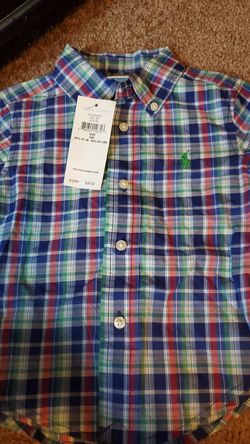 Ralph Lauren button up size 12m