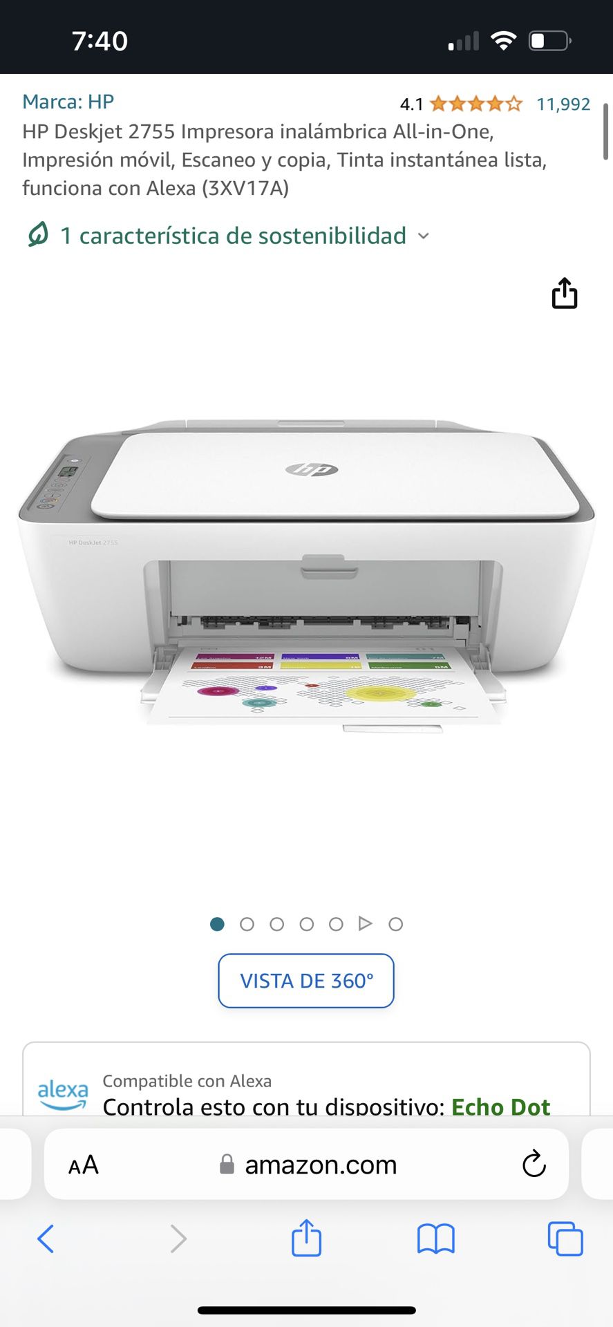 HP Deskjet 2755e Printer