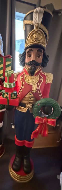 Sam’s Club 6ft pre-lit multicultural nutcracker.