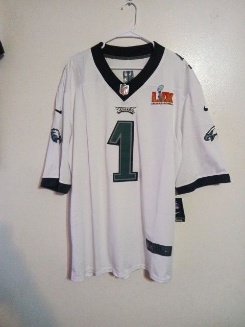 Philadelphia Eagles Super Bowl Jersey Jalen Hurts Size XXL