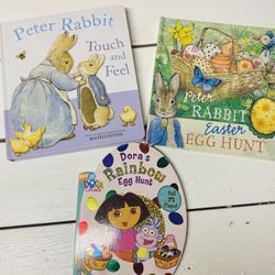 Easter Books Excellent Condition Peter Rabbit Dora