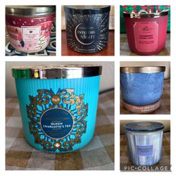 Bath And Body Works 3 Wick Candles $10 Each 