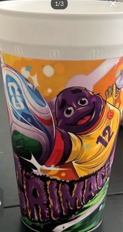 McDonald’s Grimace cup World Cupbrand new