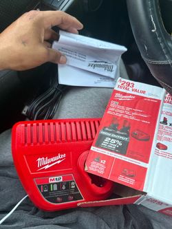 M12 battery and charger