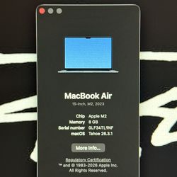 MacBook Air 15" Laptop - M2 chip Built for Apple Intelligence - 8GB Memory - 256GB SSD - Midnight