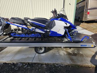 2 Yamaha Turbo Viper Snowmobiles and Traier